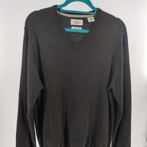 Original WeatherProof Vintage Cotton & Cashmere Sweater - Picture 1 of 8